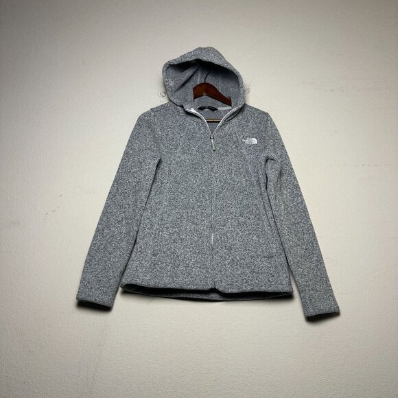 The North Face Sweaters - The North Face Sweater Women S Sherpa Fleece Full Zip Hooded Fall Winter Jacket